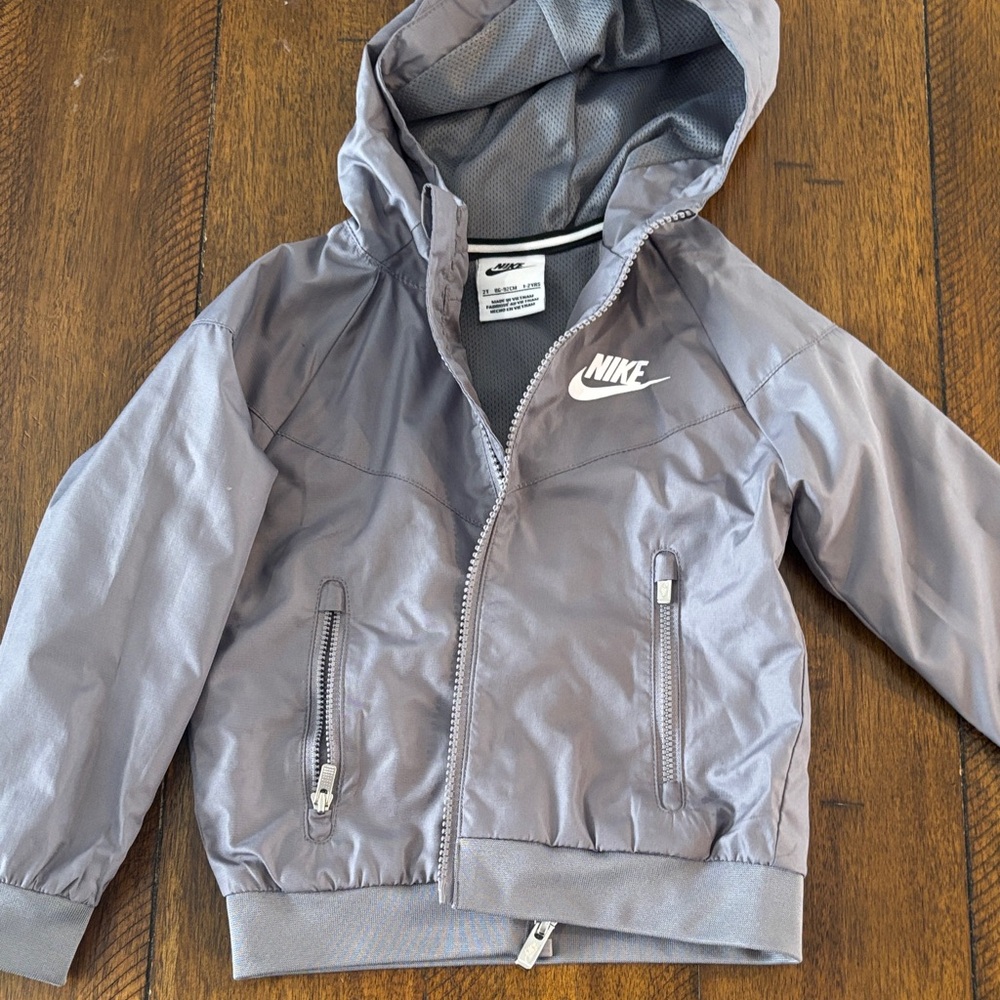Nike Charcoal Hooded Jacket
